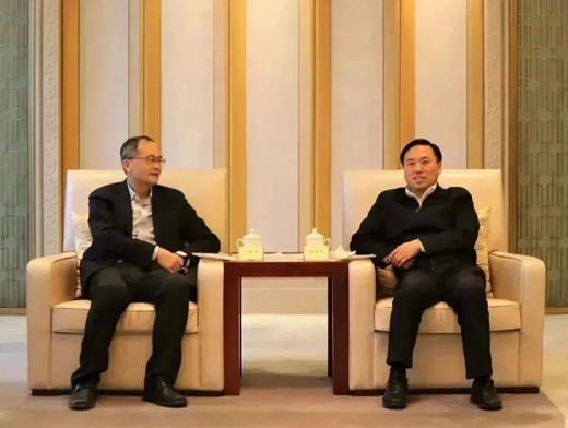 蘇美達黨委書記、董事長楊永清帶隊拜訪連云港市市長邢正軍